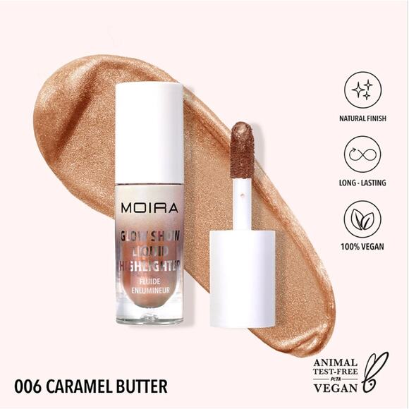 K-Care: Moira Glow Show Liquid Highlighter*Caramel Butter*Korean Makeup - Picture 1 of 1